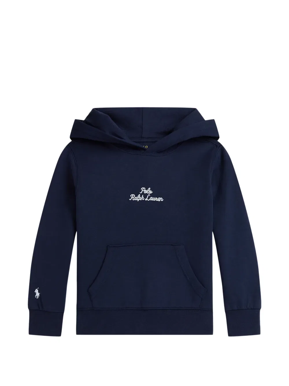 Худи с вышитым логотипом Polo Ralph Lauren Kids, синий