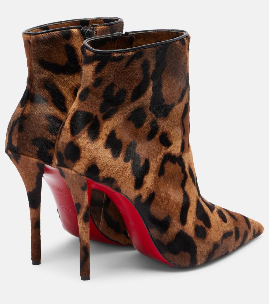 Ботильоны Miss Z 100 из телячьей кожи Christian Louboutin, Brown — фото 2