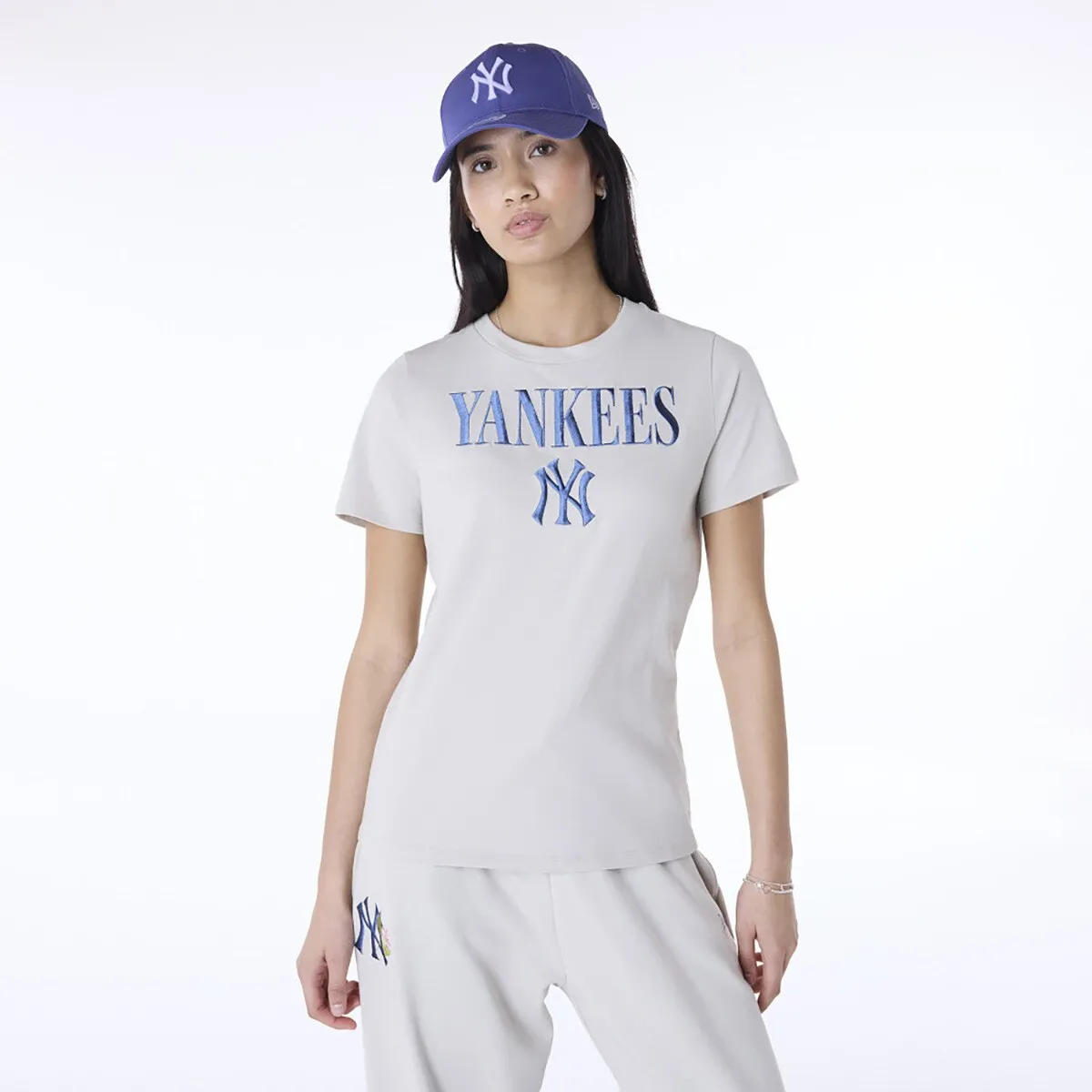 

Футболка женская New York Yankees Mlb Graphic New Era, бежевый