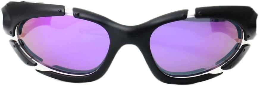 

Солнцезащитные очки овальной формы из сплава для женщин, с закрученными дужками для мужчин, в стиле ретро, ​​с защитой от УФ-излучения UV400, размер C2, один размер MTZJH, C2