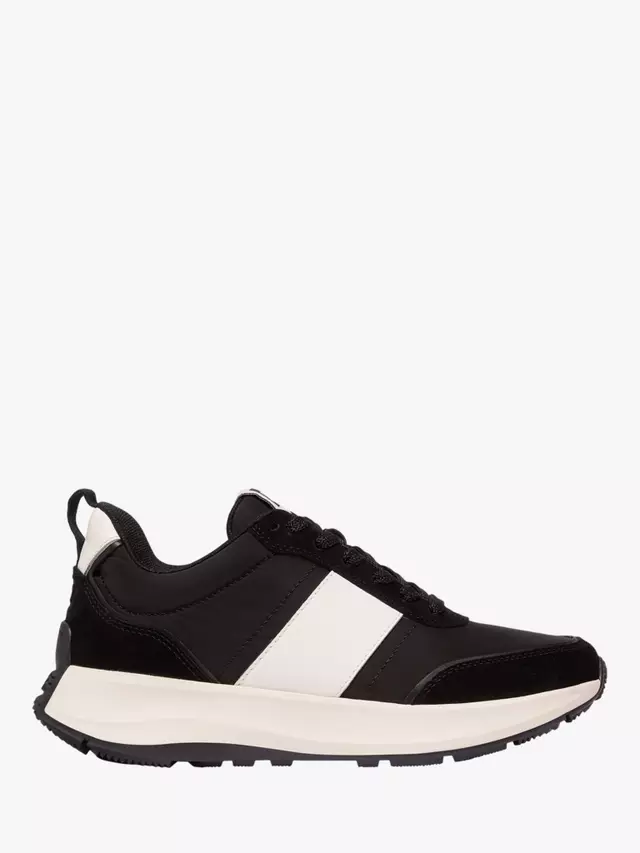

Кроссовки FitFlop F-Mode Flow Flatform, цвет black/white