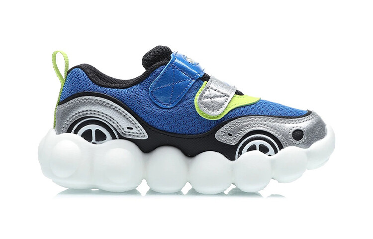 Кроссовки LINING YOUNG Kids Lifestyle Shoes PS Low-top Crystal Blue/standard Black/silver Gray — фото 2