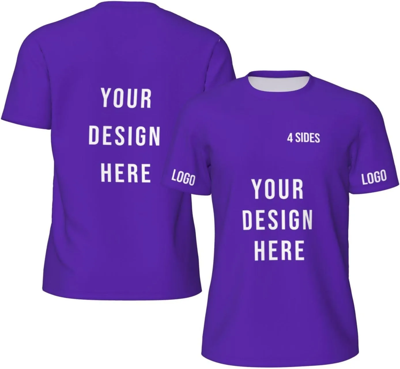 

Футболка Custom с логотипом и текстом на 4 сторонах