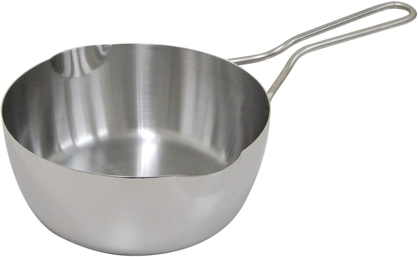 

Urushiyama Metal Industries KSN-18Y Снежная плоская кастрюля 7,1 дюйма (18 см), для варки, жарки, различных блюд, легкая конструкция, простота в обращении, профессиональные характеристики, газ и индукция, Sliver