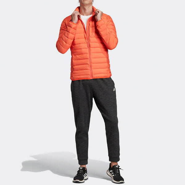 Пуховик adidas originals Casual Sports Stand Collar Stay Warm Down Jacket Orange Yellow, желтый — фото 3