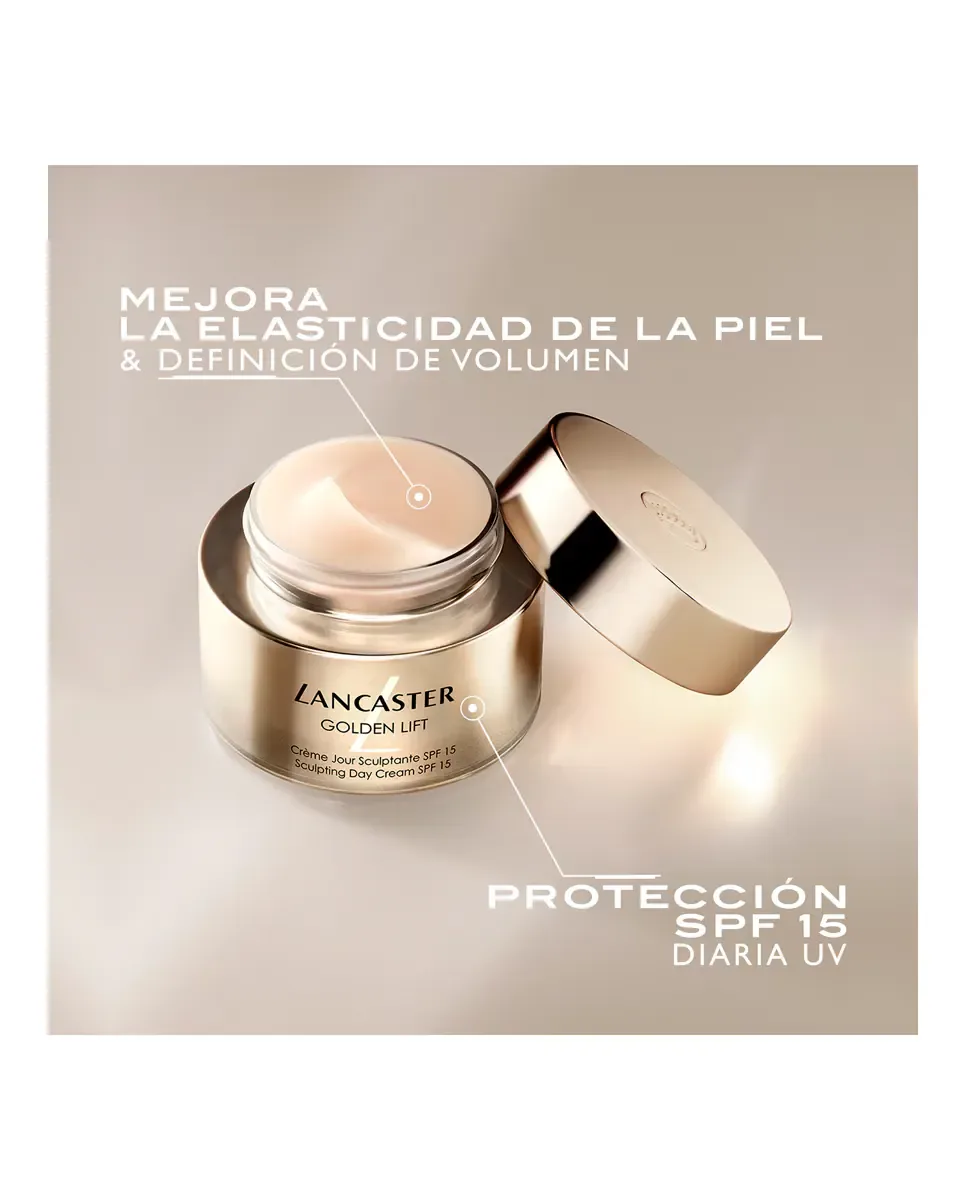 Крем для лица Lancaster — Дневной Golden Lift Sculpting Day SPF15, 50 мл — фото 3