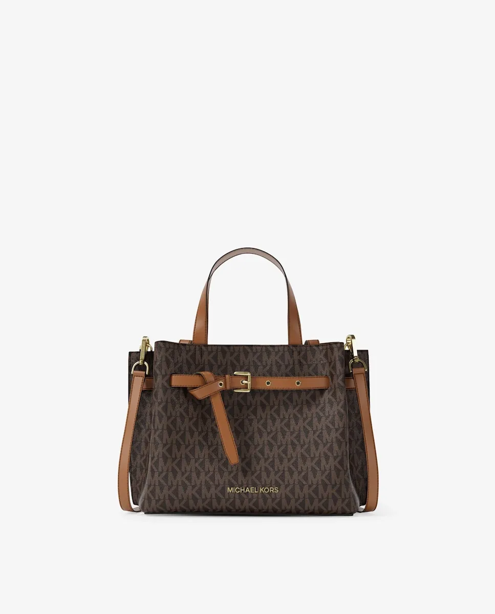 

Emilia Маленькая сумка с логотипом Michael Michael Kors, темно-коричневый