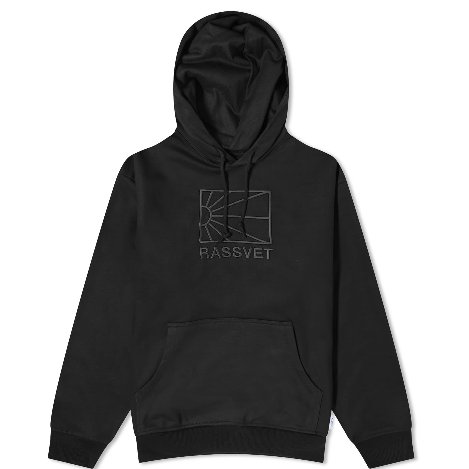 

Худи Rassvet Washed Logo Pullover Hoodie, черный