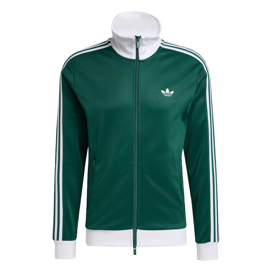 Толстовка с капюшоном на молнии ADIDAS ORIGINALS Classic, зеленый — фото 2