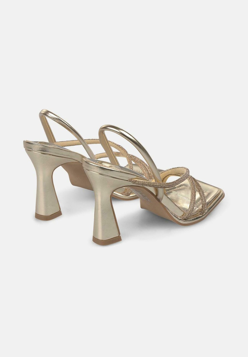 Сандалии ANCHO Y CIERRE CON HEBILLA - High heeled sandals Alma Blue, золотой — фото 3