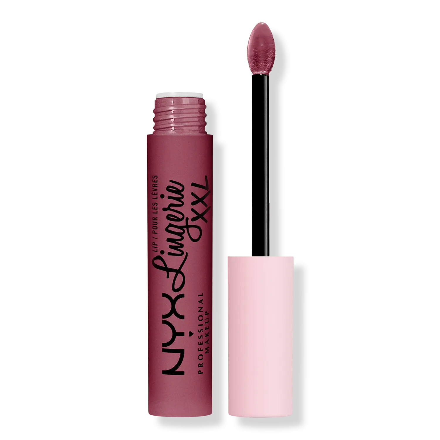 

Жидкая матовая помада Lip Lingerie XXL, стойкая NYX Professional Makeup, Bust Ed (cool toned dusty rose)