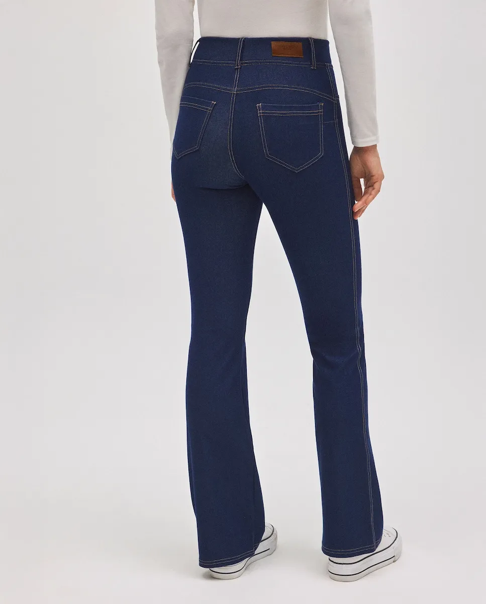 

Эластичные джинсы клеш YSABEL MORA Ysabel Mora, темно-синий