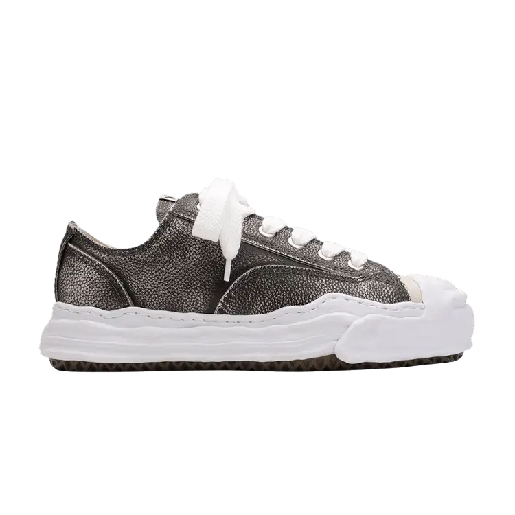 

Кроссовки Maison Mihara Yasuhiro Hank OG Sole Brushed Shrink Leather Low 'Black', черный