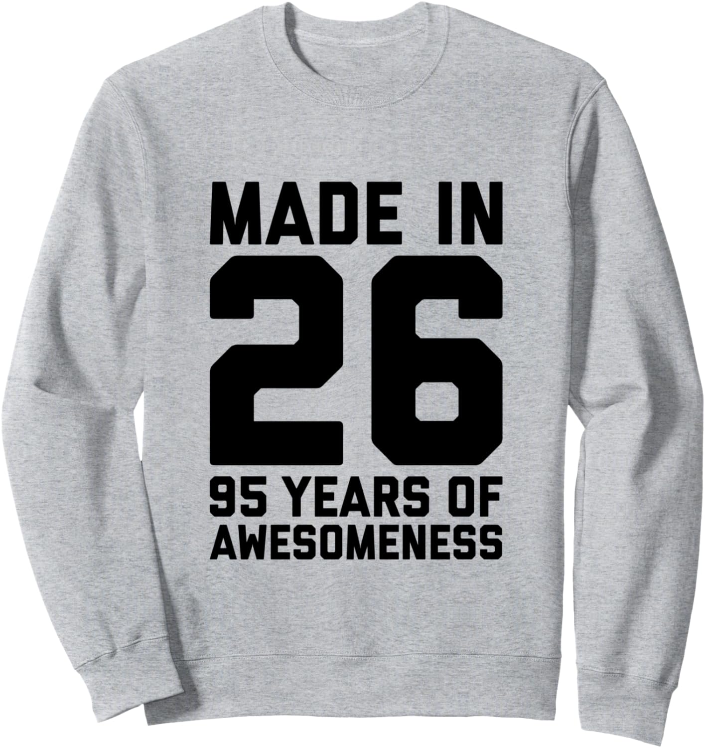 

Подарок на 95-летие для мужчины: толстовка «95-летний дедушка, 1926 год» 95Th Birthday Mens Womens Age 95 Gift Tee 1926, серый