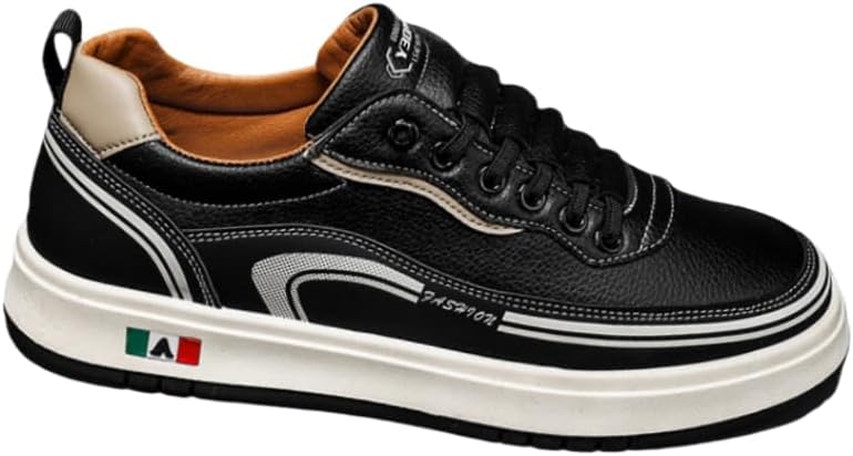 

Мужские модные спортивные туфли - белые кеды на шнурках и без шнурков с резиновой подошвой - подходят для повседневного ношения или работы круглый год Spkfhd