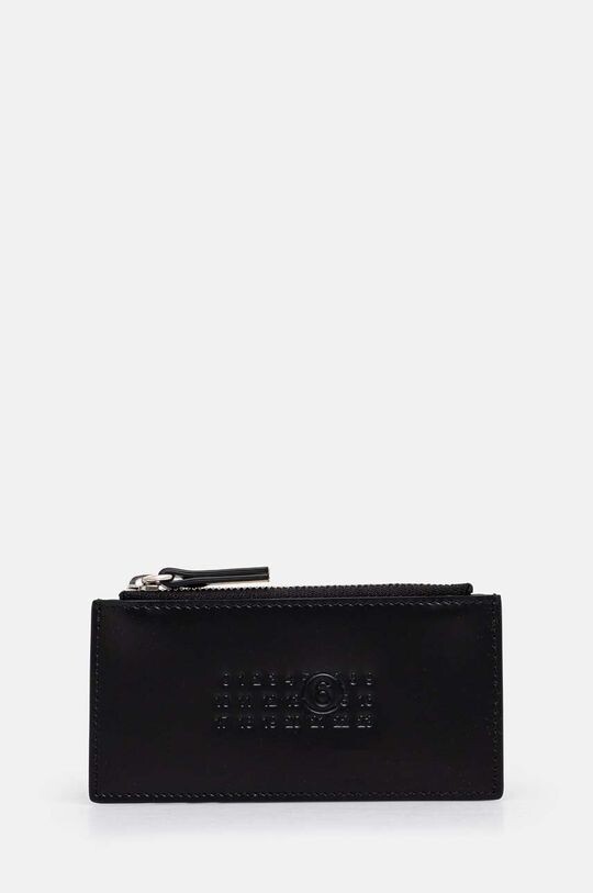 

Кожаный кошелек MM6 Maison Margiela, черный
