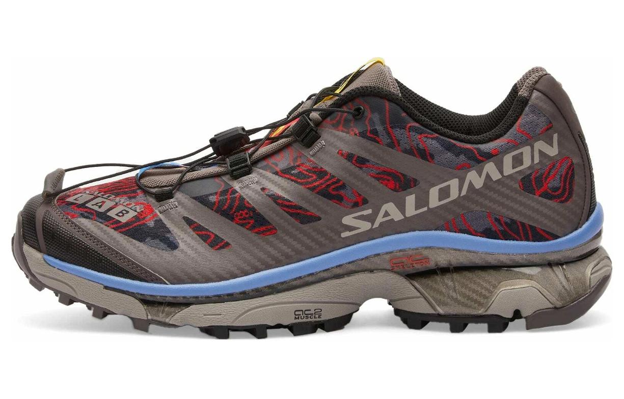 

Футболка XT-4 OG Plum Kitten Topography SALOMON, коричнево-красная