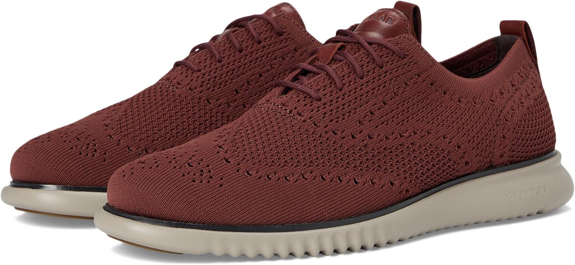 

Оксфорды Cole Haan 2.Zerogrand Stitchlite Oxfords, цвет Dark Brick/Midnight Moon/Paloma