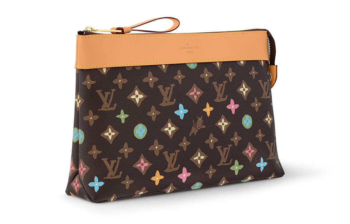 Tyler The Creator Сумка-кошелек Voyage Souple Chocolate Craggy Monogram LOUIS VUITTON — фото 2