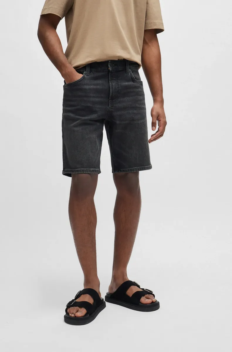 

Шорты BOSS ORANGE "Re.Maine-Shorts BC", на узких штанинах, цвет Charcoal019