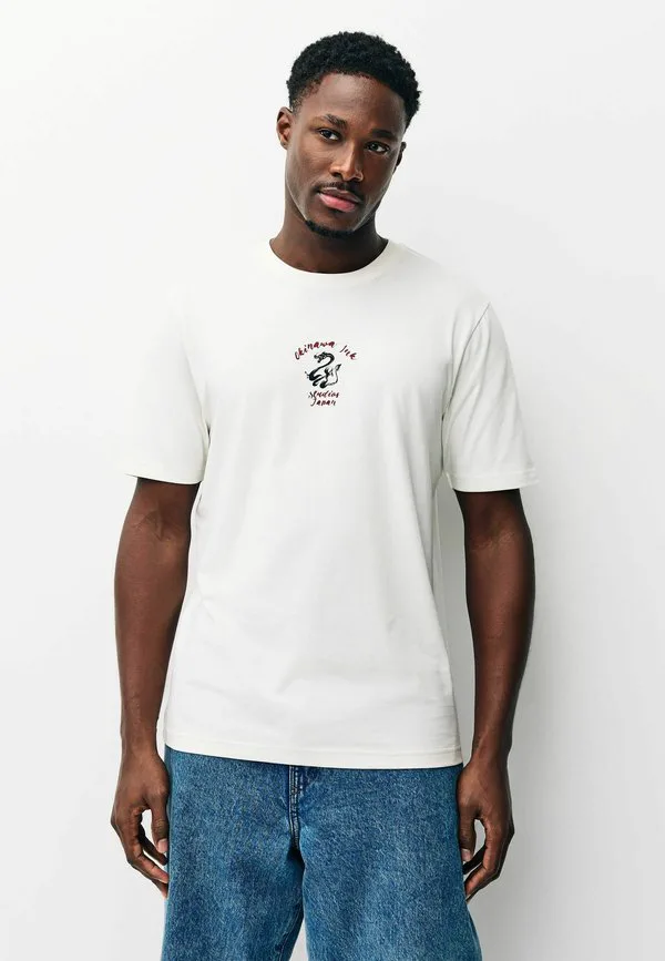 Футболка с вышитым принтом Next, Navy Ecru White Teal — фото 4