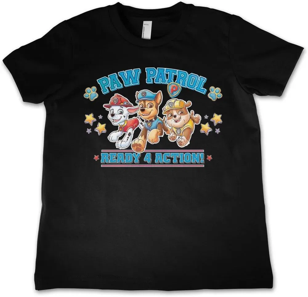 Футболка детская Ready 4 Action, Paw Patrol, черный