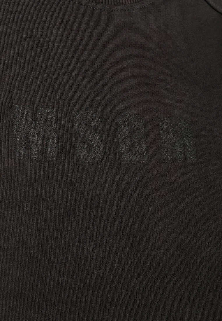 Толстовка, хлопок, Kids Msgm, коричневый — фото 2