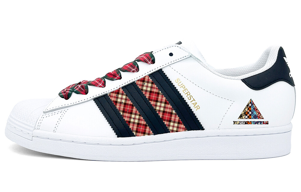 

Кроссовки adidas originals Superstar Series Skateboarding Shoes Unisex Low-top Black, красный