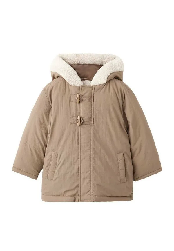 Детское зимнее пальто Mango Kids, Sand