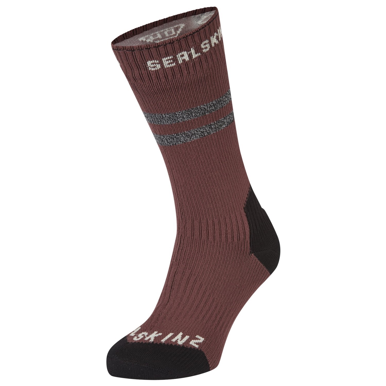 

Велосипедные носки Sealskinz Runton, бордовый