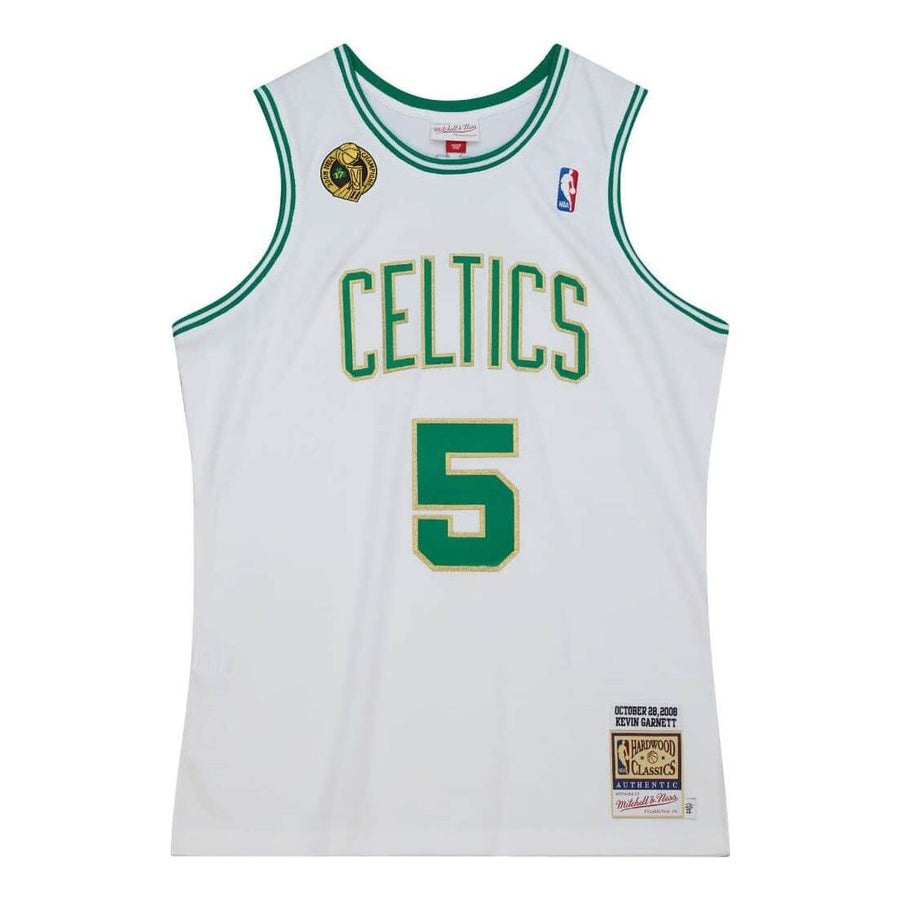 

Джерси Mitchell & Ness x NBA Boston Celtics 2008-09 Jerseys 'Kevin Garnett 5', белый