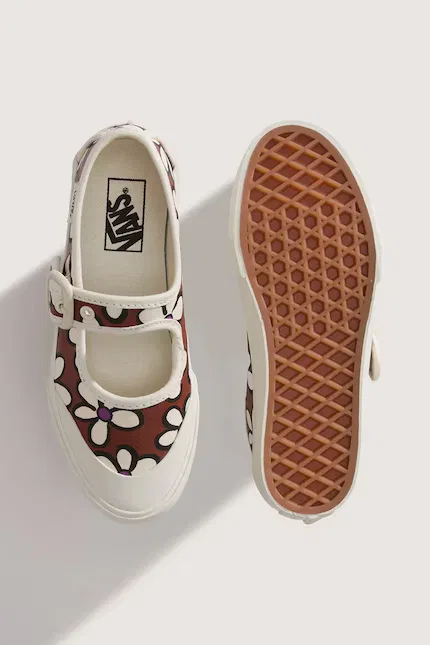Кеды детские Mary Jane Vans, оранжевый — фото 4