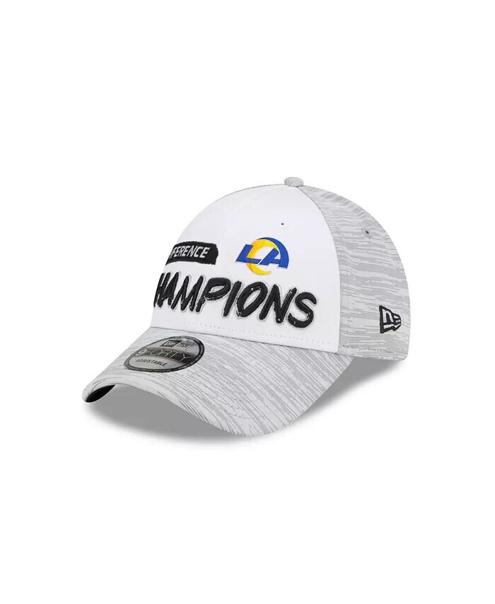 

Мужская кепка Los Angeles Rams NFC Champions Locker Room 9FORTY Trucker Snapback New Era