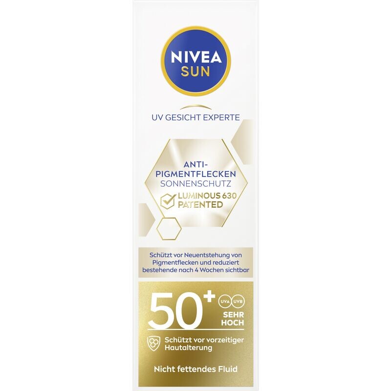 Флюид Nivea — UV Face Expert против пигментных пятен, защита от солнца SPF +, 40 мл — фото 3