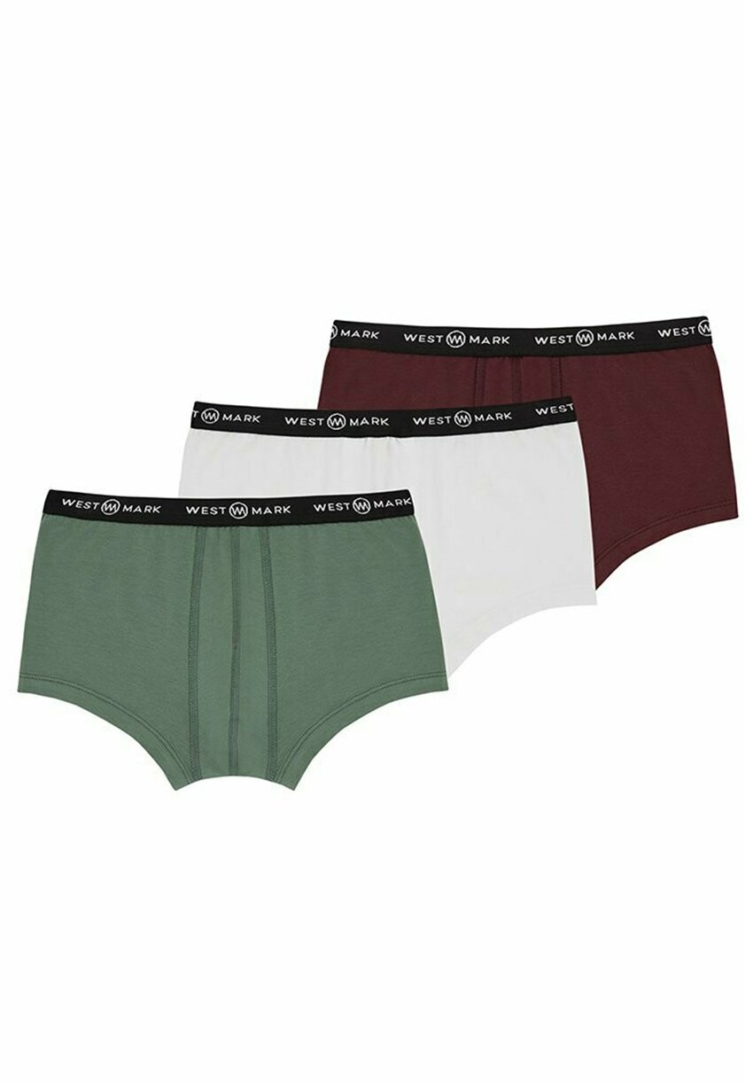 

Трусы 3-PACK WESTMARK LONDON, цвет bordeaux, khaki, white