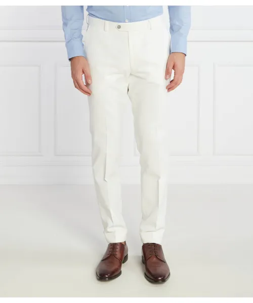 

Брюки с отворотами Denz Slim fit Oscar Jacobson, белый