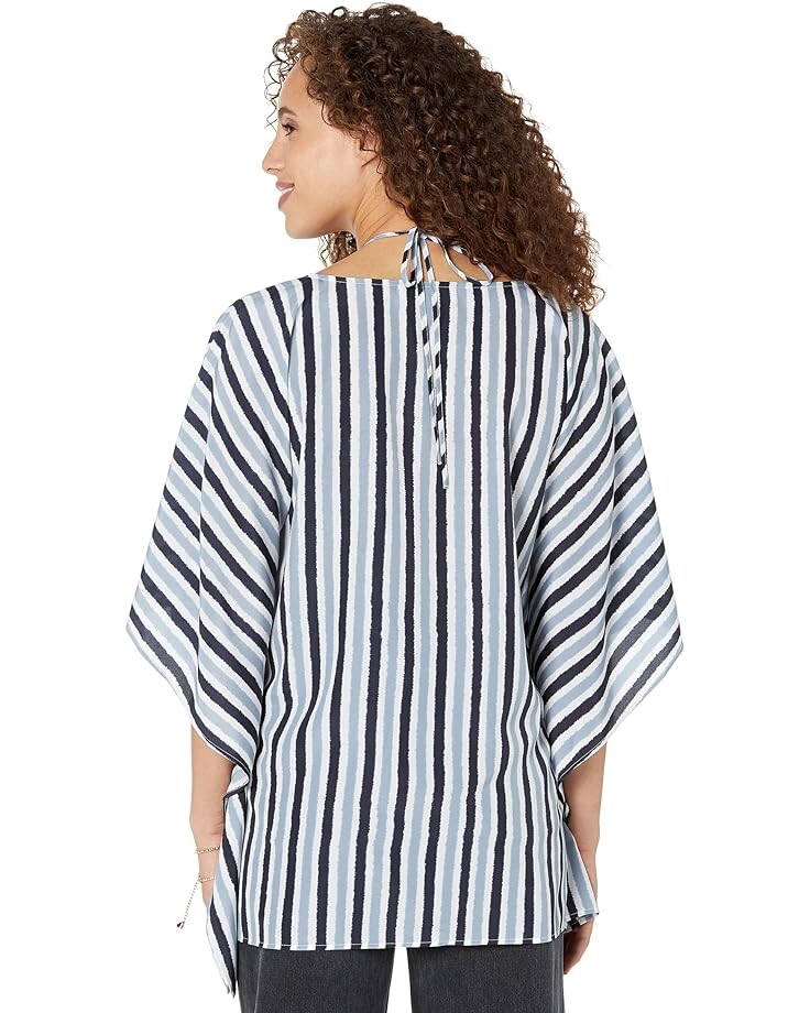 

Топ Michael Kors Ikat Ring Flutter Top, цвет Chambray