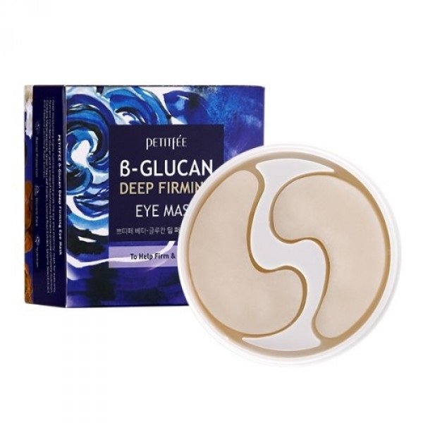 

PETITFEE B-Glucan Deep Firming Eye Mask 70 гр - увлажняющие патчи для глаз с бета-глюканом