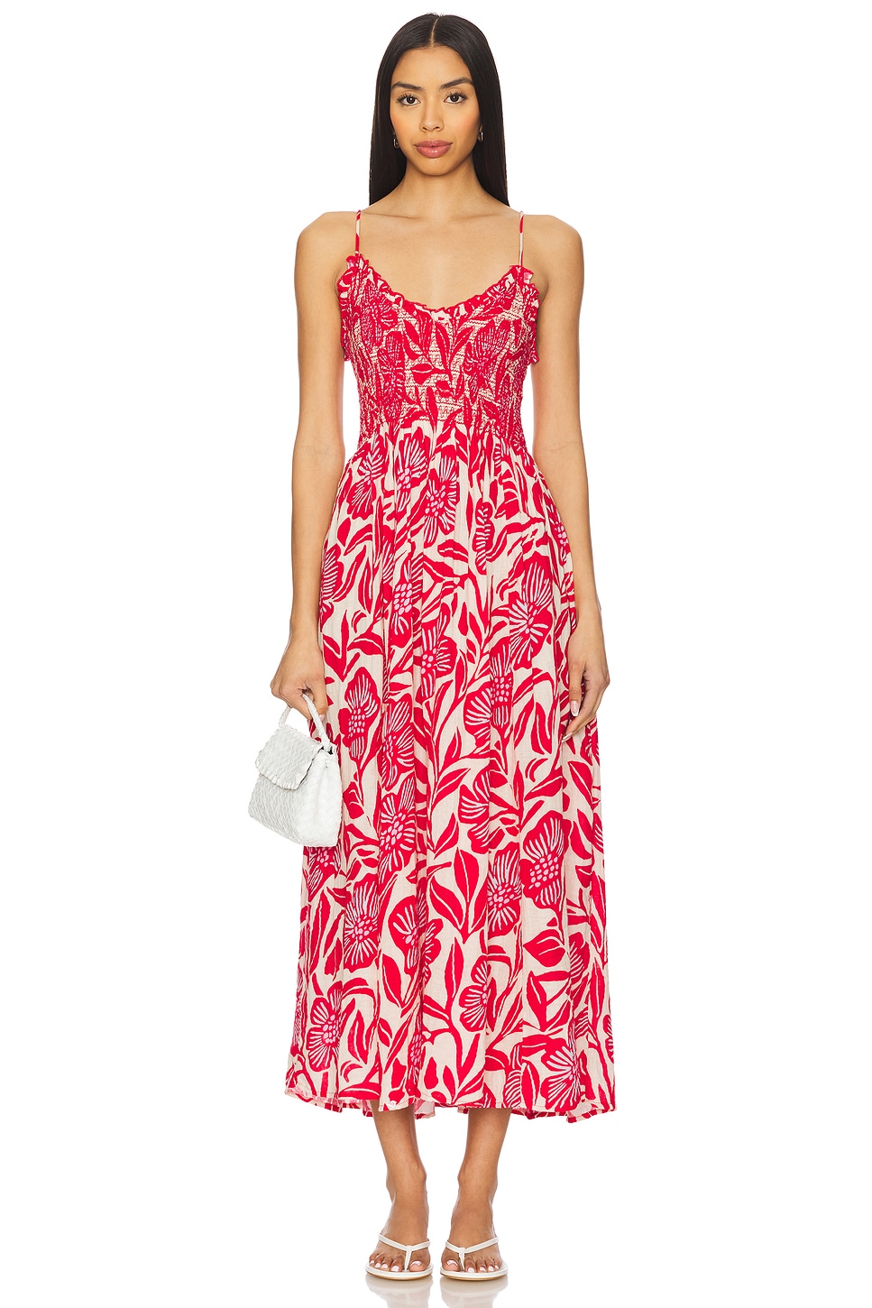 

Платье миди Sweet nothings от Free People, gardenia combo