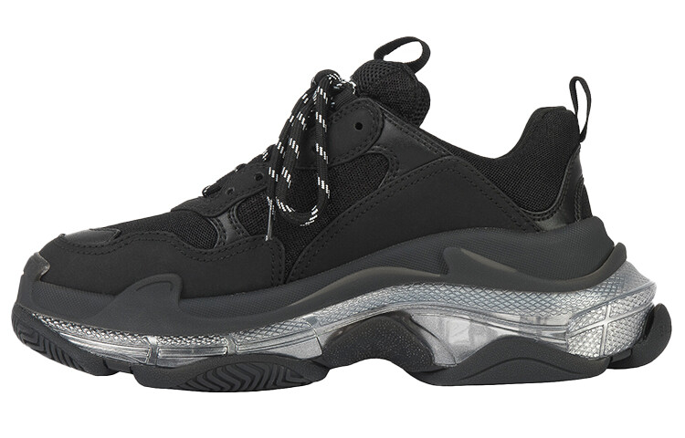 Кроссовки Balenciaga Triple S Clear Sole Black Ivory Women's
