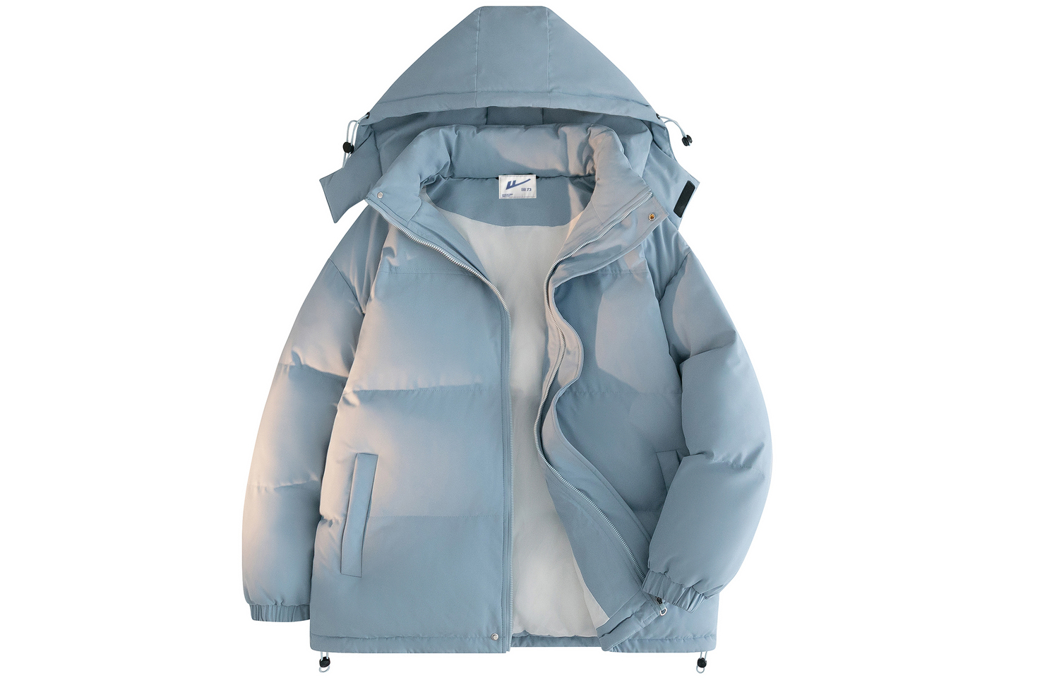 

WARRIOR Пуховик Huichao Riding The Wind Collection унисекс, Light Blue[Hats & Caps Detachable]