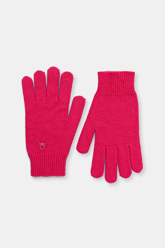 

Детские шерстяные перчатки United Colors Of Benetton, розовый