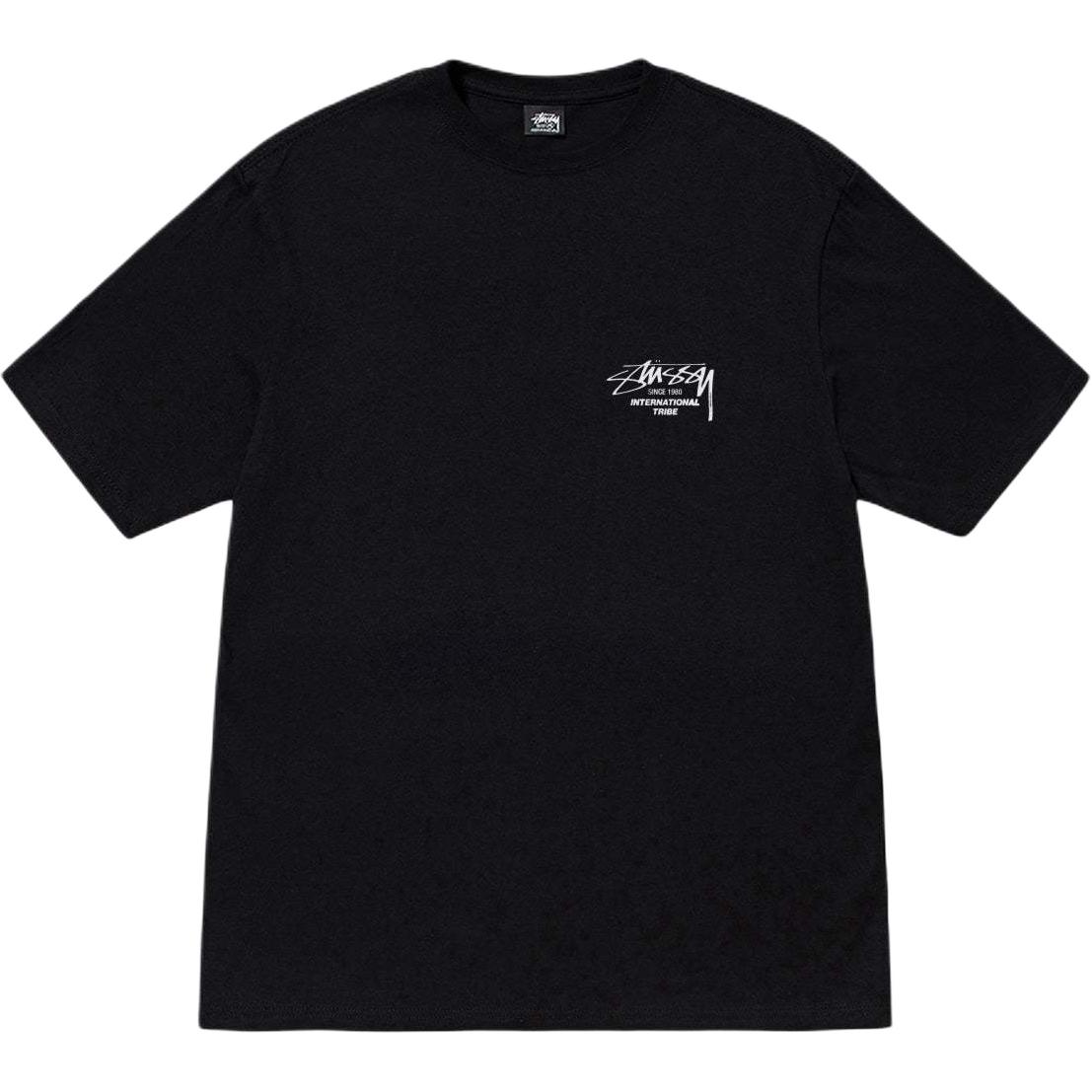 Футболка Stussy Beat Sounds с пигментной окраской, черная — фото 3