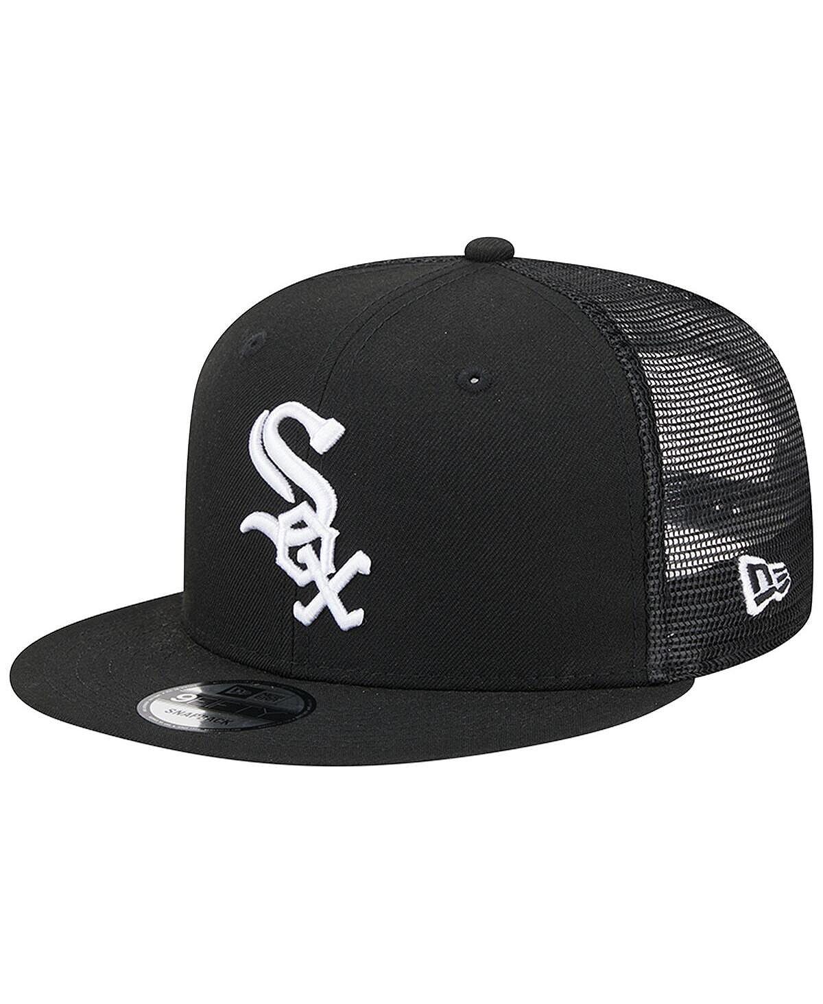 

Мужская черная кепка Chicago White Sox Team Color Trucker 9FIFTY Snapback New Era