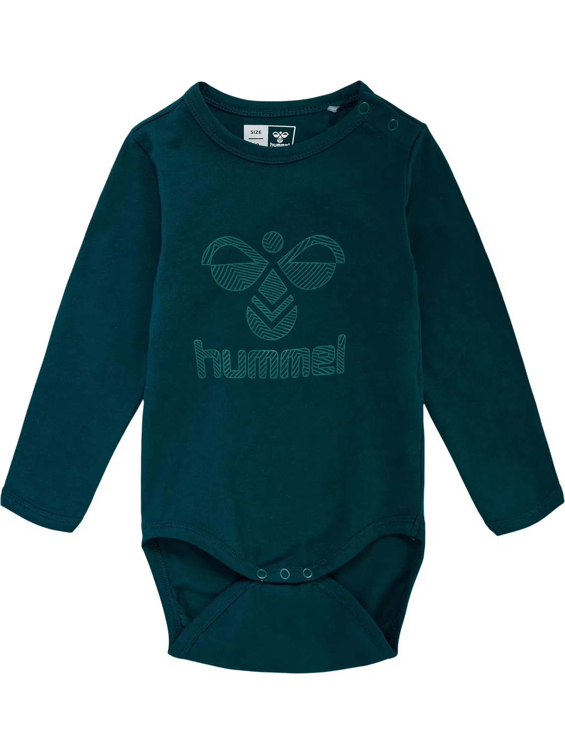 Боди, длинный рукав, Hummel, глубокий бирюзовый