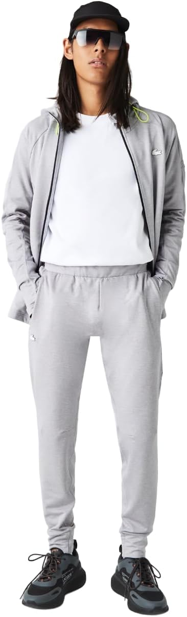 

Мужские спортивные брюки Lacoste Active Tapered Fit, Silver Chine/Elephant Gre