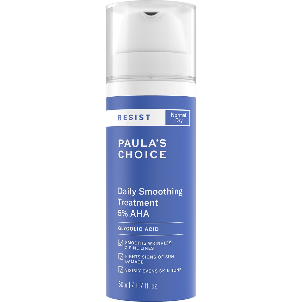 

Скраб для лица resist daily smoothing treatment with 5% aha Paulas Choice, объем 50 мл