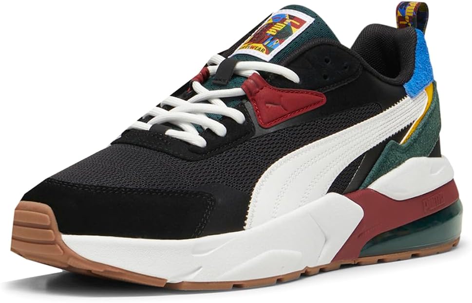 Мужские кроссовки PUMA Vis2k Sl Year of Sports на шнуровке, повседневные - черные — фото 2