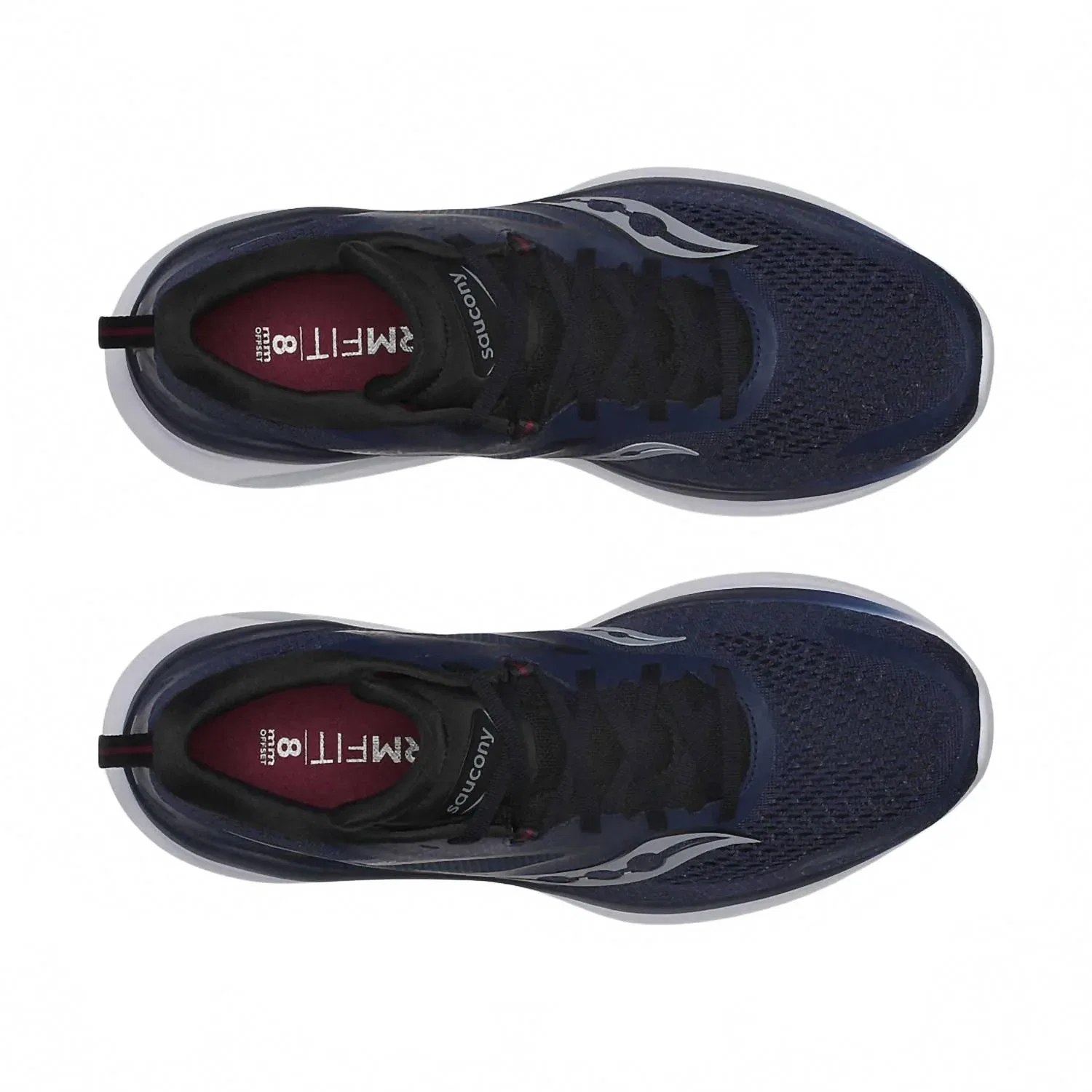 SAUCONY Мужские беговые кроссовки Omni 22, темно-синие/смородиновые — фото 3
