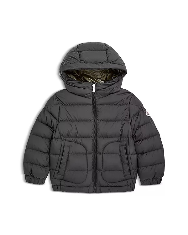 

Детская пуховая куртка в греческом стиле для малышей. Moncler, черный
